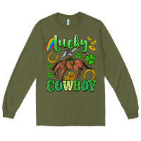 Army Green lucky cowboy Long Sleeve Tee - Artiststas