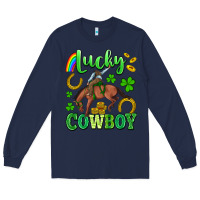Navy lucky cowboy Long Sleeve Tee - Artiststas