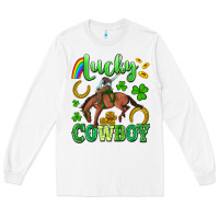 White lucky cowboy Long Sleeve Tee - Artiststas