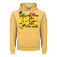 Vintage Mustard when life gives you lemons add sugar Vintage Hoodie - texasbilliewilder