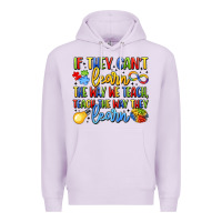 Lilac if they can't learn the way we teach teach the  wa Premium Hoodie - LillyAllenDesigns