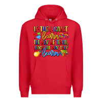 Red if they can't learn the way we teach teach the  wa Premium Hoodie - LillyAllenDesigns
