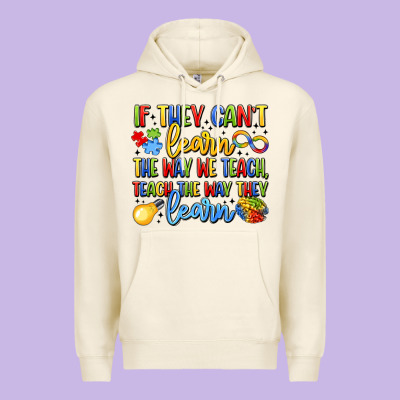 If They Can't Learn The Way We Teach Teach The  Wa Premium Hoodie Designed By Lillyallendesigns