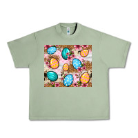 Oil Green Easter eggs cowhide leopard tumbler Easter Day Urban Heavy Tee - Neo Western