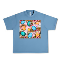 Pebble Blue Easter eggs cowhide leopard tumbler Easter Day Urban Heavy Tee - Neo Western