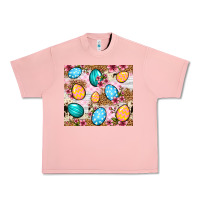 Salmon Easter eggs cowhide leopard tumbler Easter Day Urban Heavy Tee - Neo Western