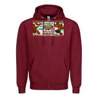 Burgundy being a mom makes my life complete license plate Zipper Hoodie - Artiststas