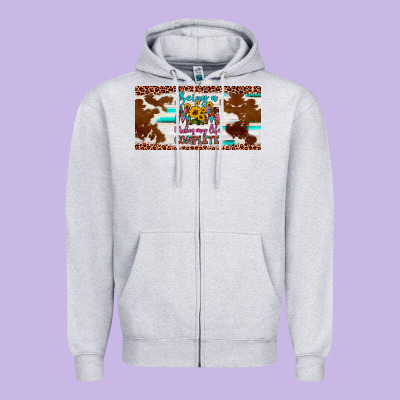Being A Mom Makes My Life Complete License Plate Zipper Hoodie Designed By Artiststas