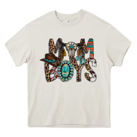 Cream mom of boys Heavy Core Tee - RacoonDesign