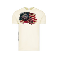 Vintage Arctic Red white rawr 4th of July Vintage Tee - CowGirlArtShop