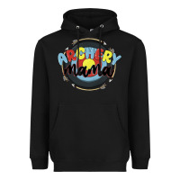 Black archery mama Heavyweight Hoodie - MaliasSmallBusiness