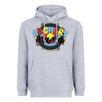 Heather Grey archery mama Heavyweight Hoodie - MaliasSmallBusiness