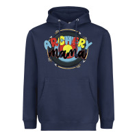 Navy archery mama Heavyweight Hoodie - MaliasSmallBusiness