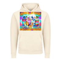 Vintage Artic stitch summer coffee cups Vintage Hoodie - Zillion Design Studio