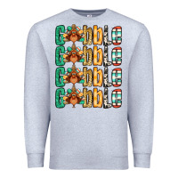 Heather Grey Gobble till you wobble Thanksgiving turkey Premium Sweatshirt - NancyCooperArtShop