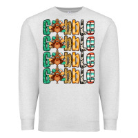 Oatmeal Heather Gobble till you wobble Thanksgiving turkey Premium Sweatshirt - NancyCooperArtShop
