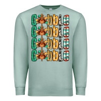 Seafoam Gobble till you wobble Thanksgiving turkey Premium Sweatshirt - NancyCooperArtShop