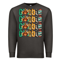 Smoke Gobble till you wobble Thanksgiving turkey Premium Sweatshirt - NancyCooperArtShop