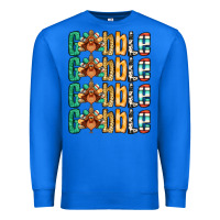 True Royal Gobble till you wobble Thanksgiving turkey Premium Sweatshirt - NancyCooperArtShop