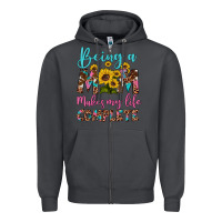 Smoke being a mom makes my life complete Zipper Hoodie - Artiststas