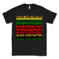 Black black lives matter seamless pattern Classic Tee - BundleAndBundleShop