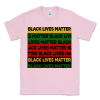 Bubblegum Pink black lives matter seamless pattern Classic Tee - BundleAndBundleShop