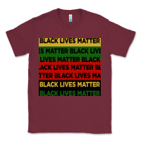 Burgundy black lives matter seamless pattern Classic Tee - BundleAndBundleShop