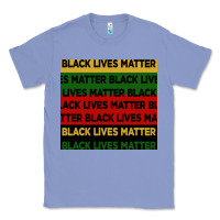 Colony Blue black lives matter seamless pattern Classic Tee - BundleAndBundleShop