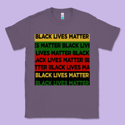 Black Lives Matter Seamless Pattern Classic Tee Designed By Bundleandbundleshop