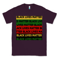 Plum black lives matter seamless pattern Classic Tee - BundleAndBundleShop