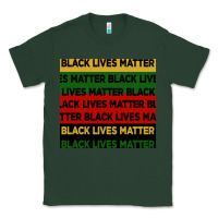Sports Green black lives matter seamless pattern Classic Tee - BundleAndBundleShop