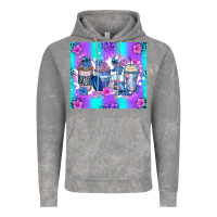 Cloud Rock stitch coffee cups Vintage Hoodie - Zillion Design Studio