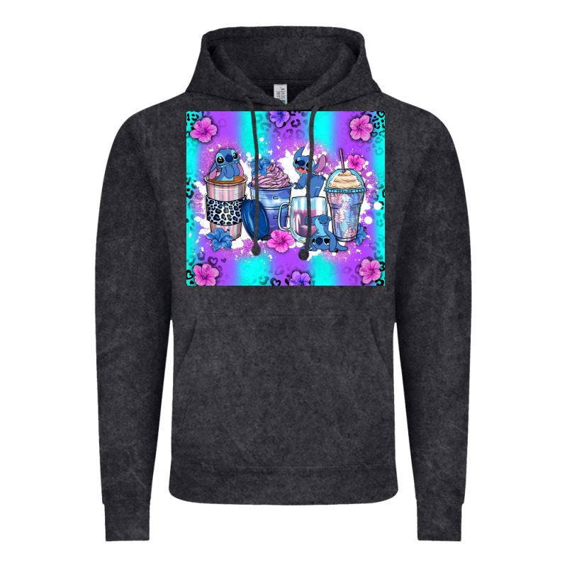 Stitch Coffee Cups Vintage Hoodie by Zillion Design Studio | Teevron