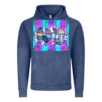 Vintage Denim stitch coffee cups Vintage Hoodie - Zillion Design Studio