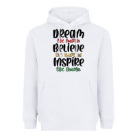 White dream like martin believe like thurgood inspire li Heavyweight Hoodie - MaliasSmallBusiness