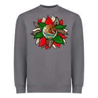 Storm mexican flag sunflower Heavyweight Sweatshirt - Zillion Design Studio