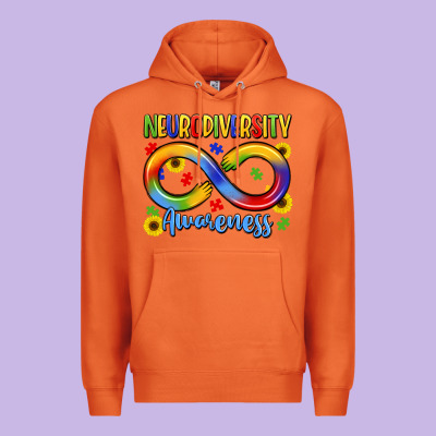 Neurodiversity Awareness Premium Hoodie Designed By Lillyallendesigns
