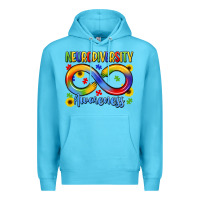 Ocean Blue neurodiversity awareness Premium Hoodie - LillyAllenDesigns
