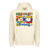 Sandshell neurodiversity awareness Premium Hoodie - LillyAllenDesigns