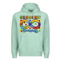 Seafoam neurodiversity awareness Premium Hoodie - LillyAllenDesigns