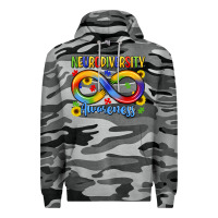 Slate Camo neurodiversity awareness Premium Hoodie - LillyAllenDesigns