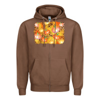Chestnut fall pumpkin background Zipper Hoodie - AdoDesignShop