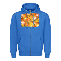 True Royal fall pumpkin background Zipper Hoodie - AdoDesignShop