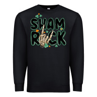 Black sham rock Premium Sweatshirt - MaliasSmallBusiness