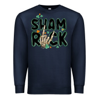 Navy sham rock Premium Sweatshirt - MaliasSmallBusiness