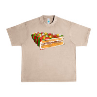 French Oak red christmas cake fa element 1 Urban Heavy Tee - FaDigitalArtStudio