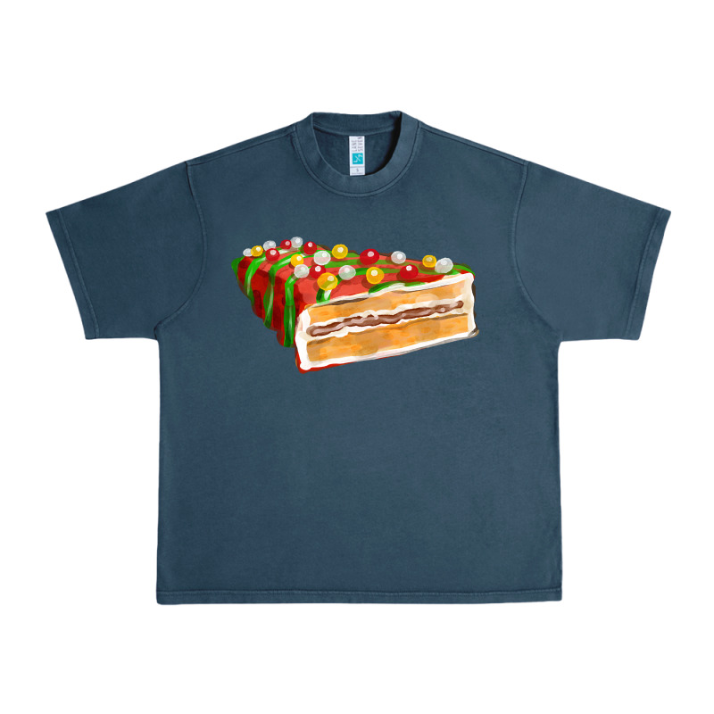 Red Christmas Cake Fa Element 1 Urban Heavy Tee by FaDigitalArtStudio | Teevron
