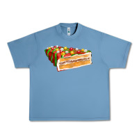 Pebble Blue red christmas cake fa element 1 Urban Heavy Tee - FaDigitalArtStudio