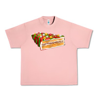 Salmon red christmas cake fa element 1 Urban Heavy Tee - FaDigitalArtStudio