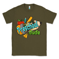 Army Green preschool dude Classic Tee - RanaPortraitStore